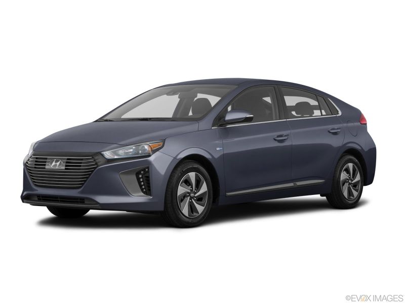 Hyundai Ioniq Blue long-term rental in Miami, Florida